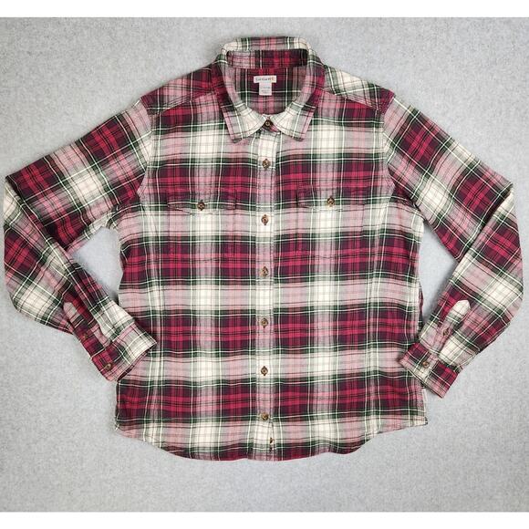 Carhartt Shirt Womens Size Large (12/14) Plaid Flannel - Picture 1 of 11